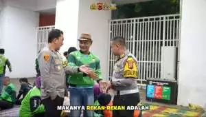 Ngariung Bareng Ojol Kamtibmas, Kapolres Bogor Bangun Kedekatan dengan Pengemudi Ojek Online